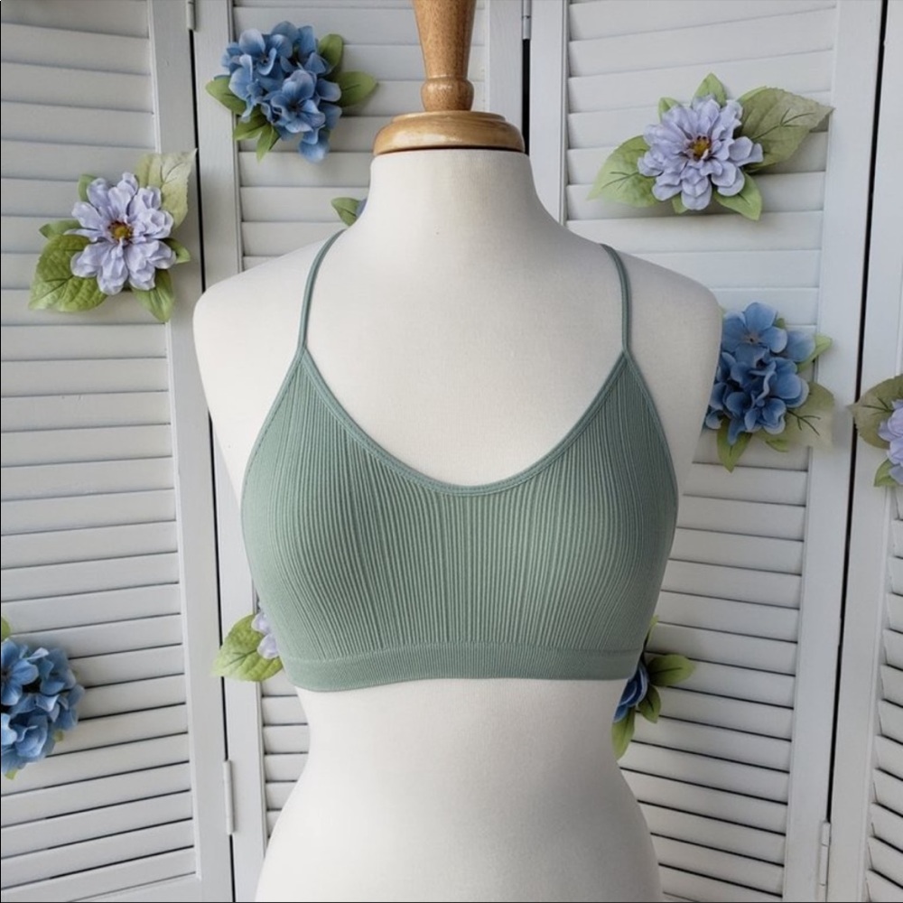 Tattoo Mesh Racerback Bralette - Picture 4 of 6